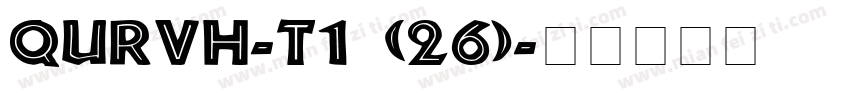 QURVH-T1 (26)字体转换